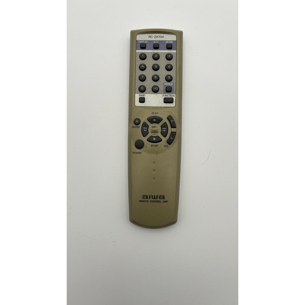 Genuine Aiwa RC-ZAT04 OEM Audio System, Original Remote Control Good Cond. Works